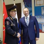 Начальник ГУ МВД РФ по СПб и Лен. области генерал-лейтенант полиции Умнов С.П. и Президент ГКБ ФОРСАД Дмитренко А. В.