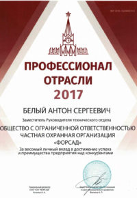 Профессионал отрасли 2017