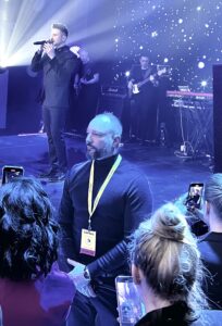 Охрана Сергея Лазарева на концерте в Санкт-Петербурге