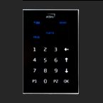 Проводная сенсорная клавиатура с LCD дисплеем EKB2